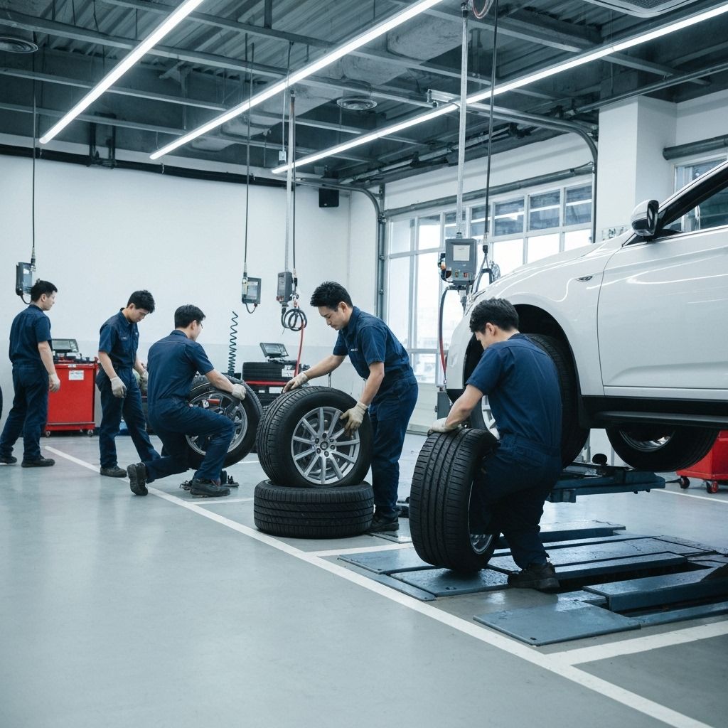 Felgenmontage & Auswuchtung